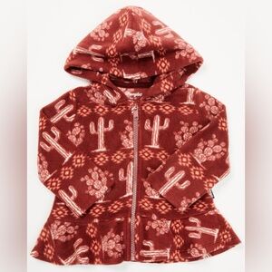 Wrangler Toddler Girls' Cactus Print Hooded Jacket